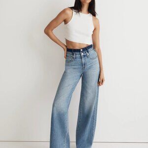 Madewell x Molly Dickson Double-Waistband Straight Jeans